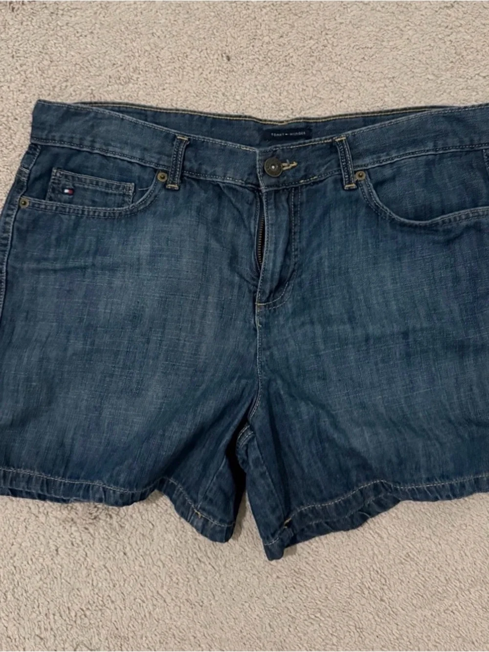 Tommy Hilfiger Women's Indigo Denim Shorts